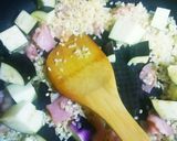 簡単！生米DE枝豆とナスのリゾット♪作り方5写真