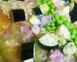 簡単！生米DE枝豆とナスのリゾット♪作り方7写真