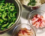 美味しい！ゴーヤたっぷり！夏塩焼きそば☆作り方1写真