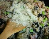 簡単！生米DE枝豆とナスのリゾット♪作り方9写真
