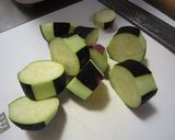 栃尾の油揚げと茄子の生姜焼き♪作り方1写真