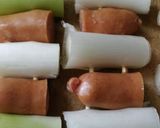 ネギとソーセージの串焼き作り方1写真
