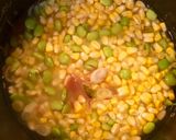夏！トウモロコシ枝豆の酒入り炊き込みご飯作り方2写真