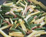 ＊三度豆じゃが芋ベーコンのカレー炒め＊作り方2写真