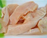 柔らか＊鶏ムネ肉の甘辛チキンスティック作り方1写真