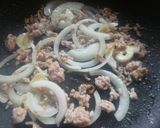 豚ひき肉と玉ねぎのパスタ♪作り方4写真