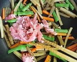 肉入りカラフルきんぴら◎常備菜◎作り方6写真