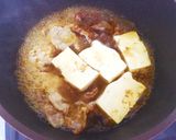 簡単・減塩♪ 豚肉の味しみ肉豆腐作り方5写真