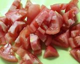 昼夕食に♪ポン酢de胡瓜とトマトの酢の物作り方2写真