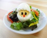 【花卵コロン】ゆでたまご花＆ひよこサラダ作り方8写真