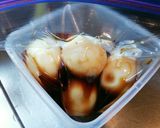 ＊簡単！黄身がオレンジ色の煮玉子＊作り方4写真