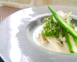 お汁まで飲みほす豆乳ネバネバそうめん作り方7写真
