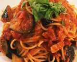 ナスとベーコンのトマトクリームパスタ！作り方10写真