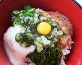 もち麦ごはんでねばねば丼作り方10写真