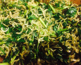 健康夏野菜！モロヘイヤの簡単炒り卵炒め☆作り方4写真