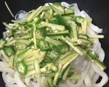 ゆず胡椒の香♪残り野菜で冷やしうどん作り方5写真