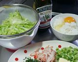 レタス炒飯作り方1写真
