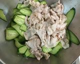 夏にさっぱりキャウリと豚の冷しゃぶサラダ作り方7写真