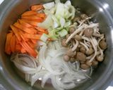 豚肉と野菜たっぷり柳川風あんかけラーメン作り方4写真