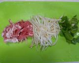 豚肉と野菜たっぷり柳川風あんかけラーメン作り方3写真