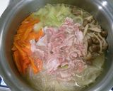 豚肉と野菜たっぷり柳川風あんかけラーメン作り方7写真