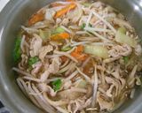 豚肉と野菜たっぷり柳川風あんかけラーメン作り方9写真