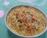 豚肉と野菜たっぷり柳川風あんかけラーメン作り方13写真