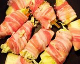 ピリ辛！キャベツ大量消費豚バラ肉巻作り方3写真