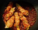 ピリ辛！キャベツ大量消費豚バラ肉巻作り方4写真