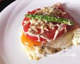 キャベツ入り☆トマトとチーズのハムエッグ作り方6写真