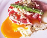 キャベツ入り☆トマトとチーズのハムエッグ作り方7写真
