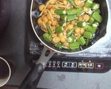 オクラとなめこ豆腐の爆弾丼作り方2写真