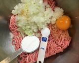 レンジで簡単！ふんわり肉団子の甘酢和え作り方1写真