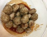 レンジで簡単！ふんわり肉団子の甘酢和え作り方5写真