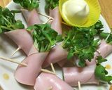 お弁当にもおつまみにも☆節約カイワレハム作り方13写真