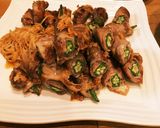 ❁オクラとチーズの豚肉巻き❁作り方6写真