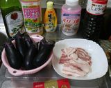 ☆なすと豚肉のカルビ炒め☆作り方1写真