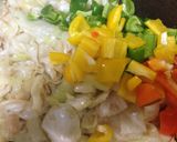 鶏ひき肉と野菜何でもオイスター炒め作り方4写真
