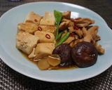 鶏肉豆腐作り方3写真