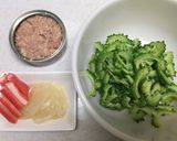 苦くな〜い爽やかゴーヤサラダ作り方1写真