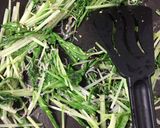【 簡単もう一品 】水菜とじゃこの塩炒め作り方4写真