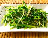 【 簡単もう一品 】水菜とじゃこの塩炒め作り方5写真