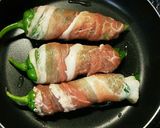 万願寺唐辛子de簡単♡チーズin肉巻き♪作り方4写真