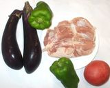 鶏もも肉・なす・ピーマン簡単ラタトゥイユ作り方1写真