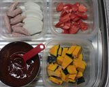焼きっぱなし✿かぼちゃとウィンナー作り方1写真