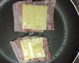 朝食にぴったり！ベーコン&チーズ作り方3写真