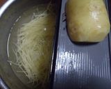 中華味の‥「ジャガイモ素麺」作り方1写真