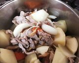 時短!豚肉の肉じゃが作り方3写真