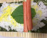 カニカマと大葉入りの簡単細巻き作り方1写真