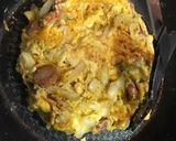 卵のお好み焼き風作り方5写真